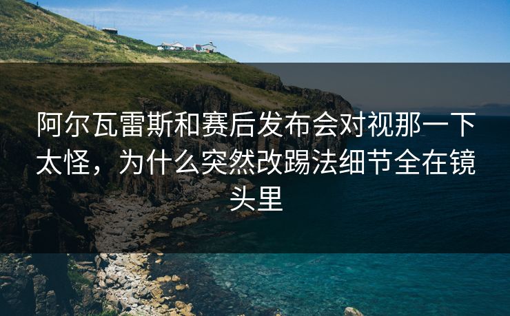 阿尔瓦雷斯和赛后发布会对视那一下太怪，为什么突然改踢法细节全在镜头里